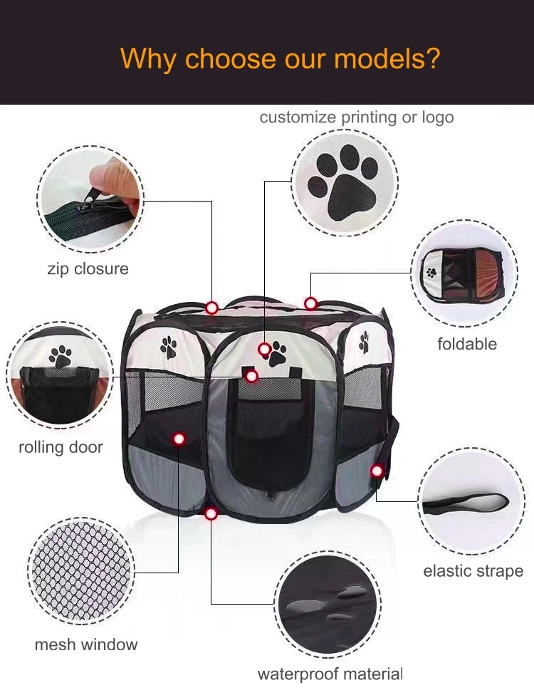 New Customize Waterproof Pet Dogs Cats Playpen Foldable Wholesale Pet Accessories