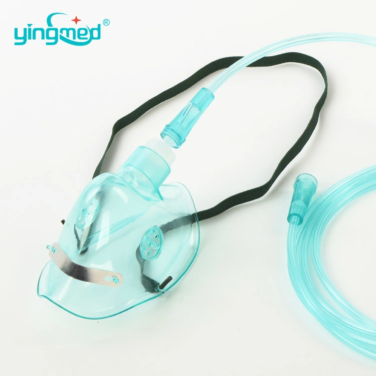 Disposable Factory Medical Surgical Hospital PVC CE FDA ISO Approved CPR Oxygen Nebulizer Mask