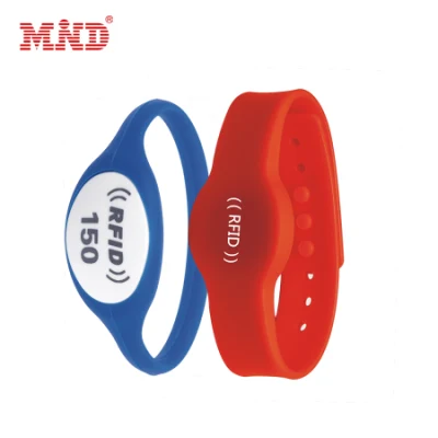 Design del logo personalizzato, articoli promozionali economici, braccialetti in silicone RFID personalizzati dalla Cina