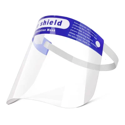 Maschera protettiva in plastica PVC, maschera protettiva antiappannamento trasparente per bambini con CE