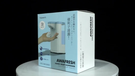 Dispenser di disinfettante per le mani con termometro, design touchless, dispenser automatico di disinfettante per le mani di sapone, dispenser di sapone